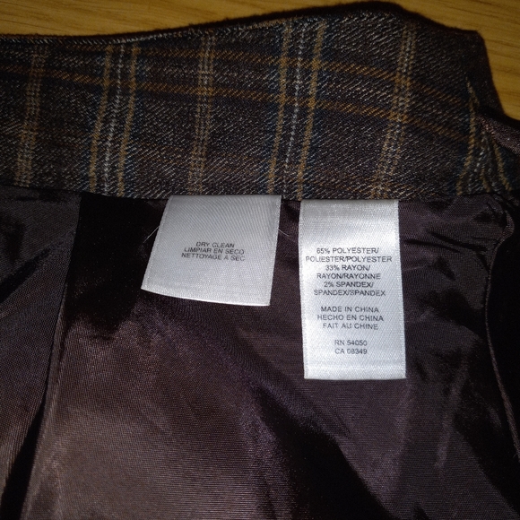 🏖️NINE WEST Plaid Mini Skirt - Picture 8 of 8